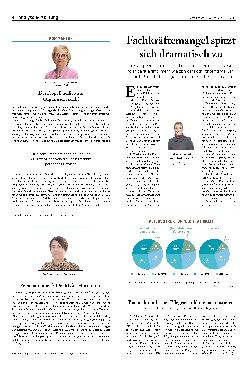 Vorschauseite 1: Fachkräftemangel spitzt sich dramatisch zu.