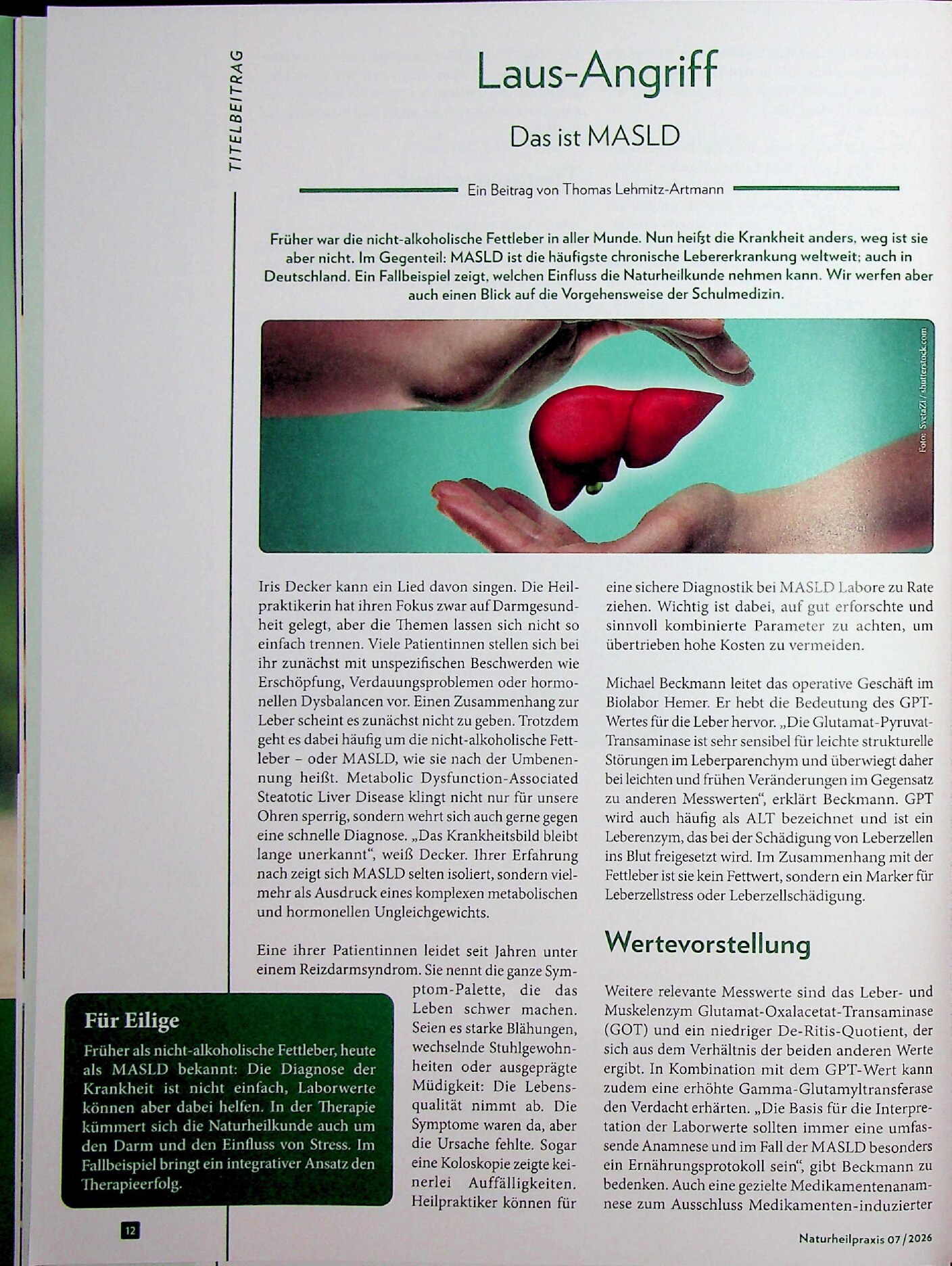 Vorschauseite 1: Laus-Angriff: Das ist MASLD