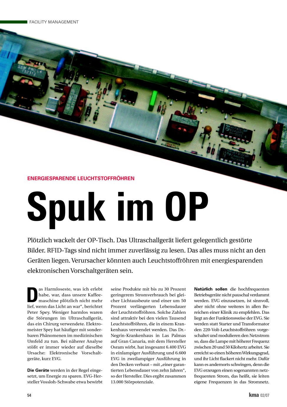 Vorschauseite 1: Spuk im OP