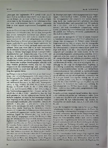 Vorschauseite 4: Aus der Rechtsprechung: Notwendige Arbeitsassistenz, Gebärdensprachdolmetscher, Vergütungskriterien, Justizvergütungsund -entschädigungsgesetz, Abgrenzung Sozialleistung, einstwei…