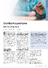 Vorschauseite 1: Krankenhausreform: Mehr Plan, weniger Markt.