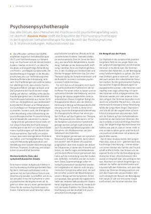 Vorschauseite 1: Psychosenpsychotherapie
