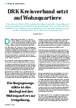 Vorschauseite 1: DRK Kreisverband setzt auf Wohnquartiere