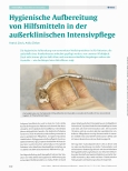 Vorschauseite 1: Hygienische Aufbereitung von Hilfsmitteln in der außerklinischen Intensivpflege