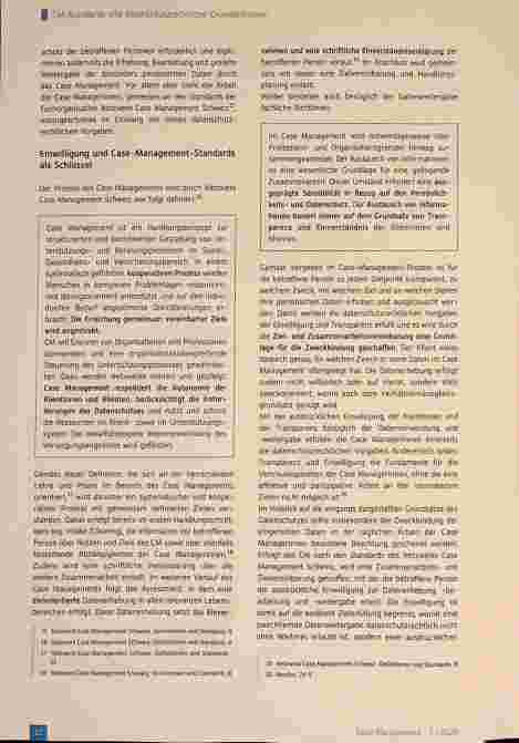 Vorschauseite 3: Case-Management-Standards und datenschutzrechtliche Grundprinzipien
