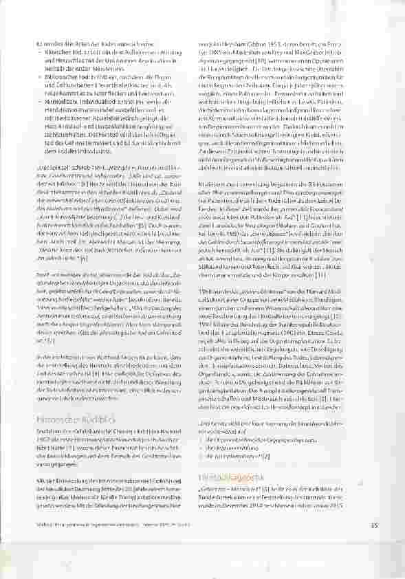 Vorschauseite 4: Benötigen hirntote Organspender eine Narkose bei der Organentnahme?