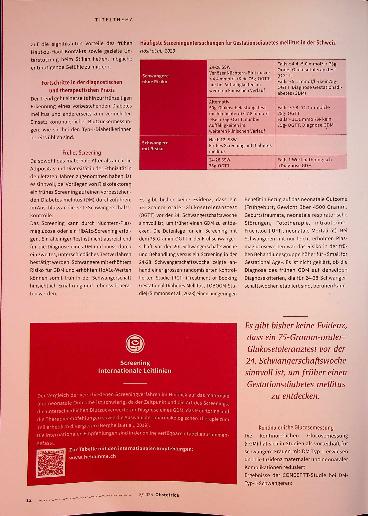 Vorschauseite 5: Screening und Management des Gestationsdiabetes