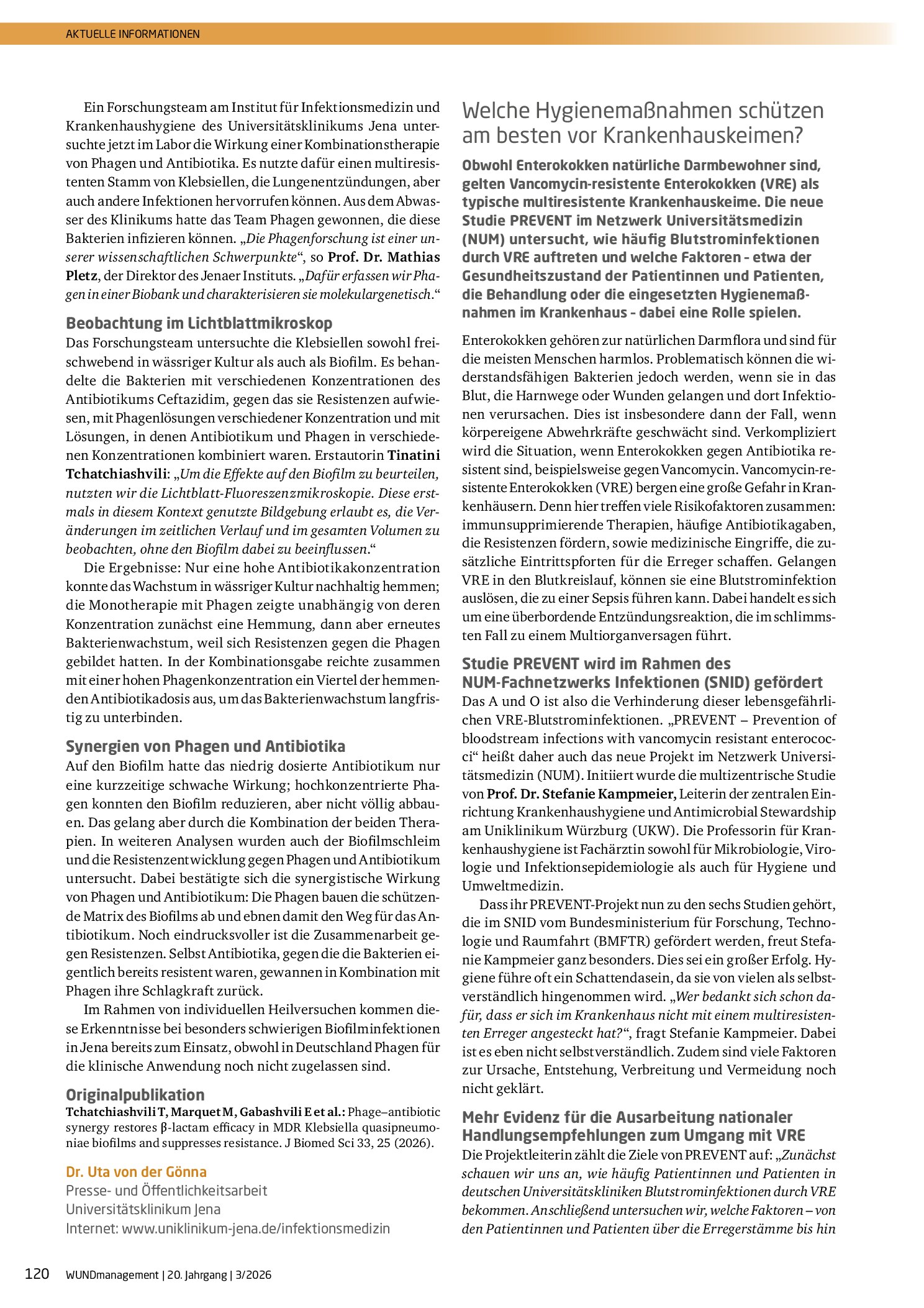 Vorschauseite 3: Aktuelle Informationen