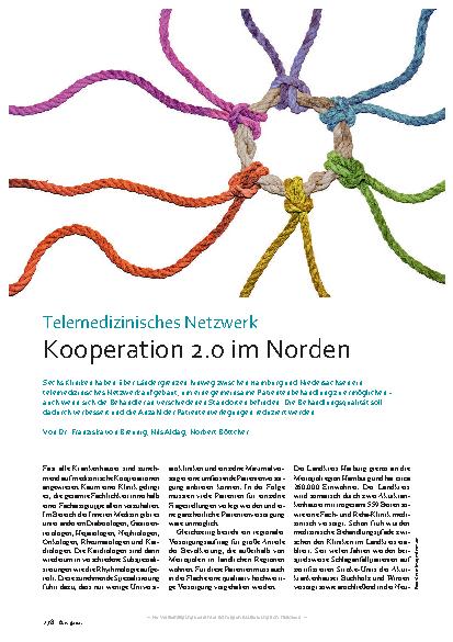 Vorschauseite 1: Telemedizinisches Netzwerk Kooperation 2.0 im Norden