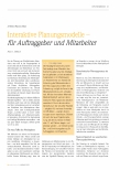 Vorschauseite 1: Interaktive Planungsmodelle - für Auftraggeber und Mitarbeiter