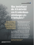 Vorschauseite 1: Was beeinflusst die Attraktivität von Krankenhausabteilungen als Arbeitsplatz?