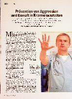Vorschauseite 1: Prävention von Aggression und Gewalt in Krankenanstalten