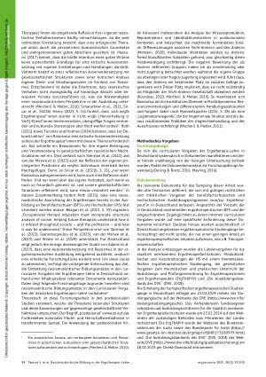 Vorschauseite 3: Rassismuskritische Bildung in der Ergotherapie-Lehre: Eine Analyse curricularer Vorgaben in Deutschland