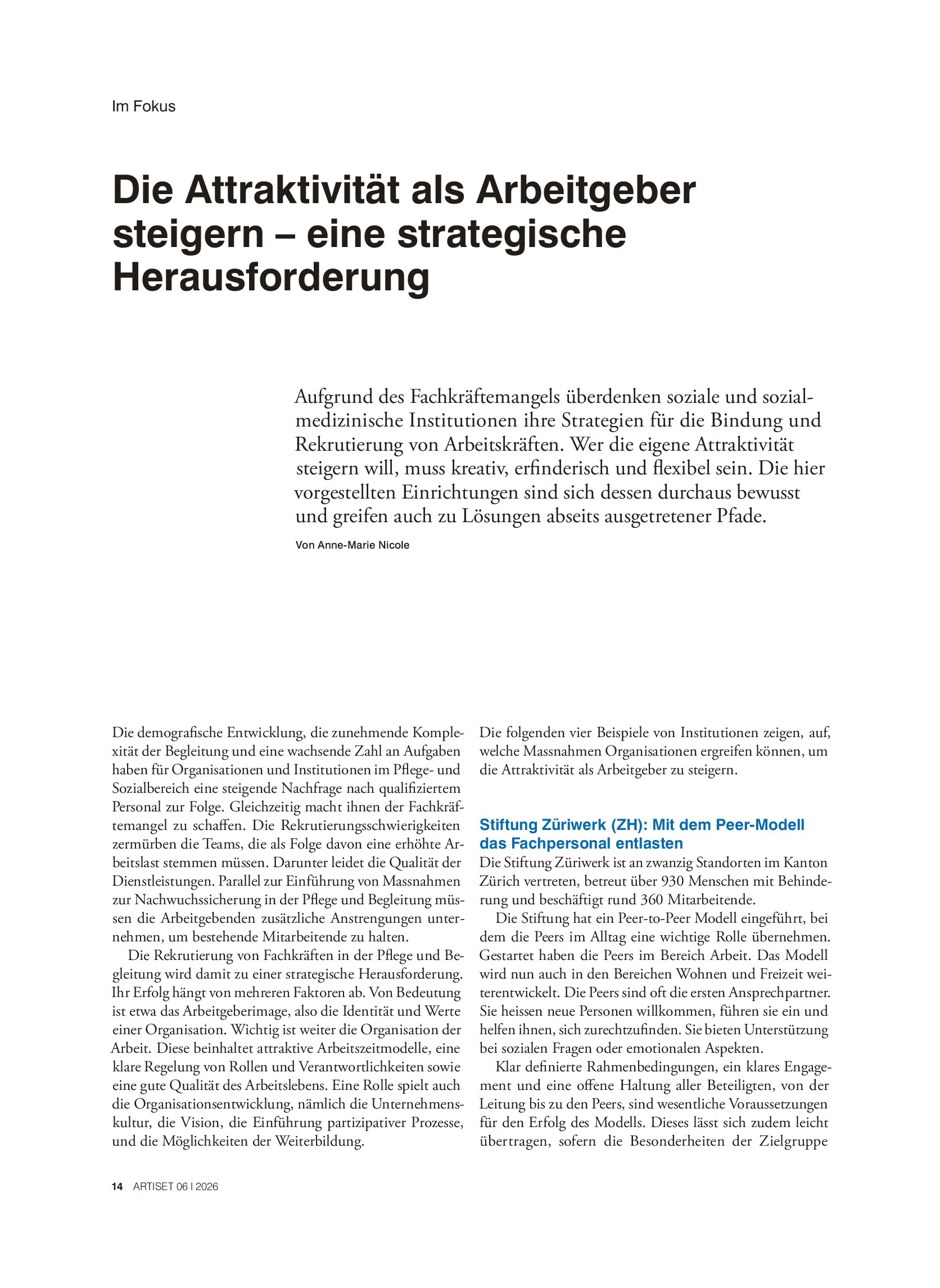 Vorschauseite 1: Die Attraktivität als Arbeitgeber steigern – eine strategische Herausforderung