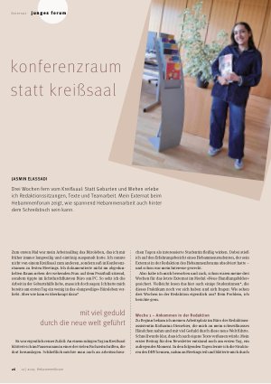 Vorschauseite 1: Konferenzraum statt Kreißsaal