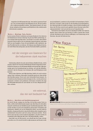 Vorschauseite 2: Konferenzraum statt Kreißsaal