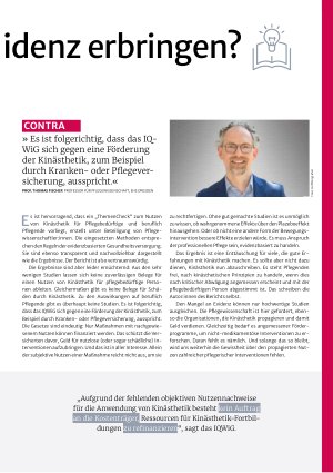 Vorschauseite 2: Leistungen ohne Evidenz erbringen?