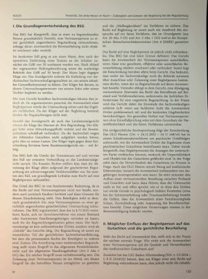 Vorschauseite 2: Die dritte Person im Raum - Zulässigkeit und Grenzen der Begleitung bei der Begutachtung