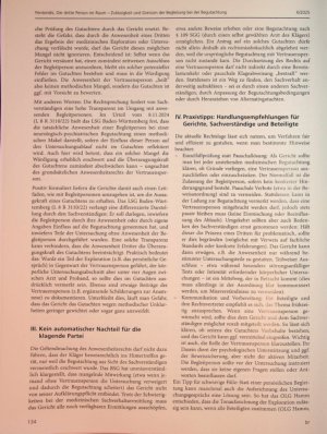 Vorschauseite 3: Die dritte Person im Raum - Zulässigkeit und Grenzen der Begleitung bei der Begutachtung