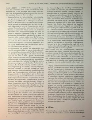 Vorschauseite 4: Die dritte Person im Raum - Zulässigkeit und Grenzen der Begleitung bei der Begutachtung