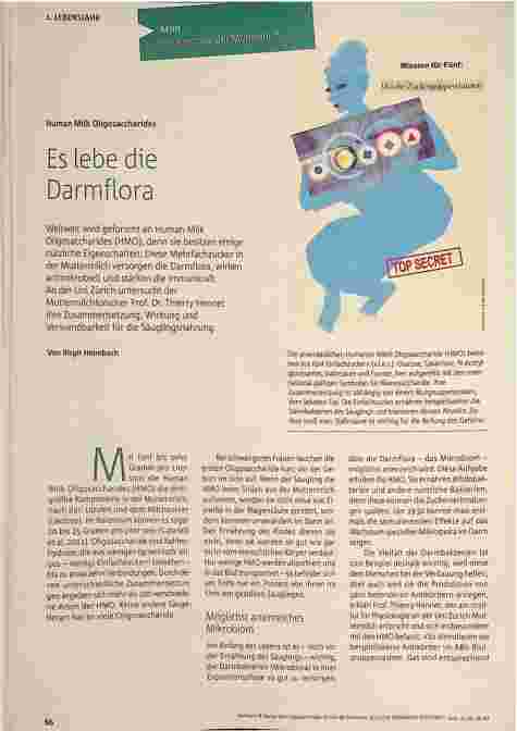 Vorschauseite 1: Es lebe die Darmflora.