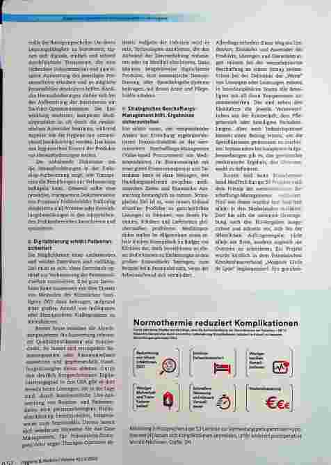 Vorschauseite 4: Kooperation für verbesserte Prozessqualität in der Hygiene