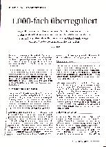 Vorschauseite 1: 1.000-fach überreguliert