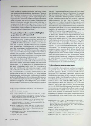 Vorschauseite 4: Datenschutz im Spannungsfeld zwischen Personalrat und Dienststelle