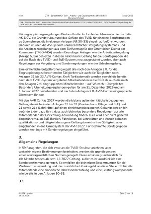 Vorschauseite 3: Neugestaltung der „AVR 2027“ des Deutschen Caritasverbandes