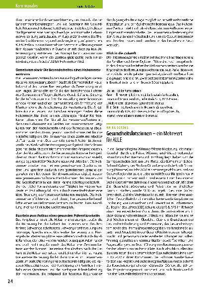 Vorschauseite 1: Gesundheitslots:innen – ein Mehrwert für ALLE
