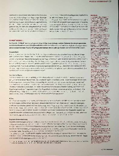 Vorschauseite 4: Pflegende Angehörige in Caring Communities Wege zu einem gesunden und klimafreundlichen Alltag