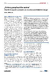 Vorschauseite 1: "Putting people at the center" Aktuelle Schwerpunkte australischer und neuseeländischer Bibliotheksstrategien