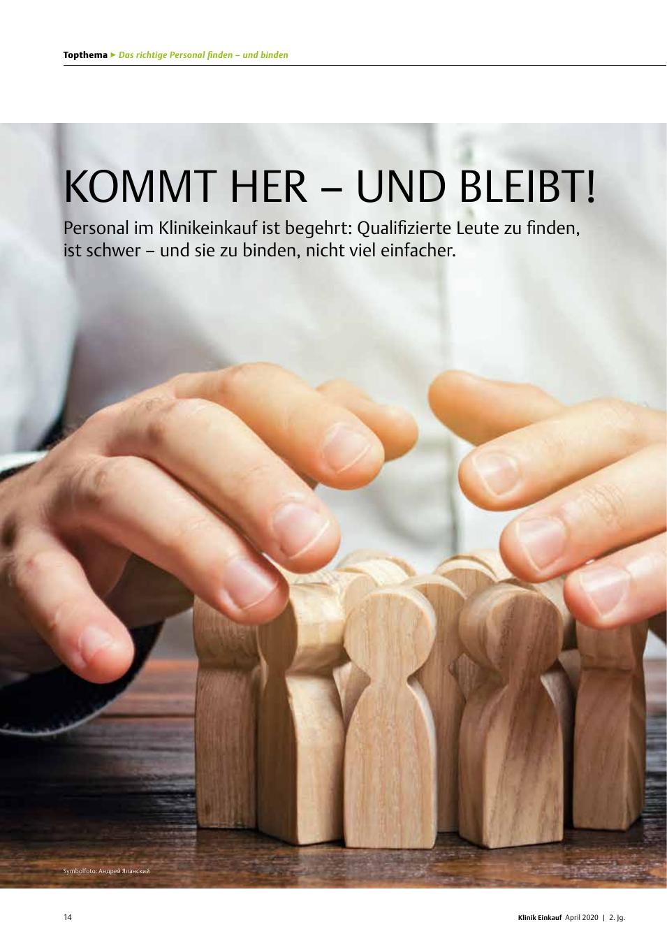 Vorschauseite 1: Personalmangel im Klinikeinkauf: Unter Verschluss