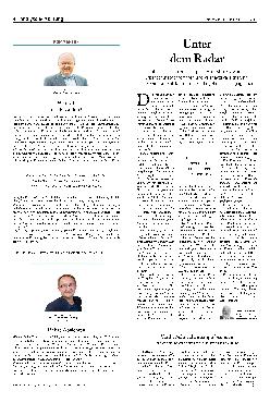 Vorschauseite 1: Unter dem Radar