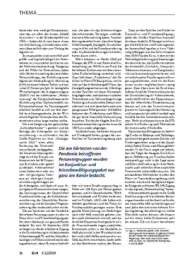 Vorschauseite 5: Corona und gesundheitliche Ungleichheit: Wer arm ist, muss eher sterben