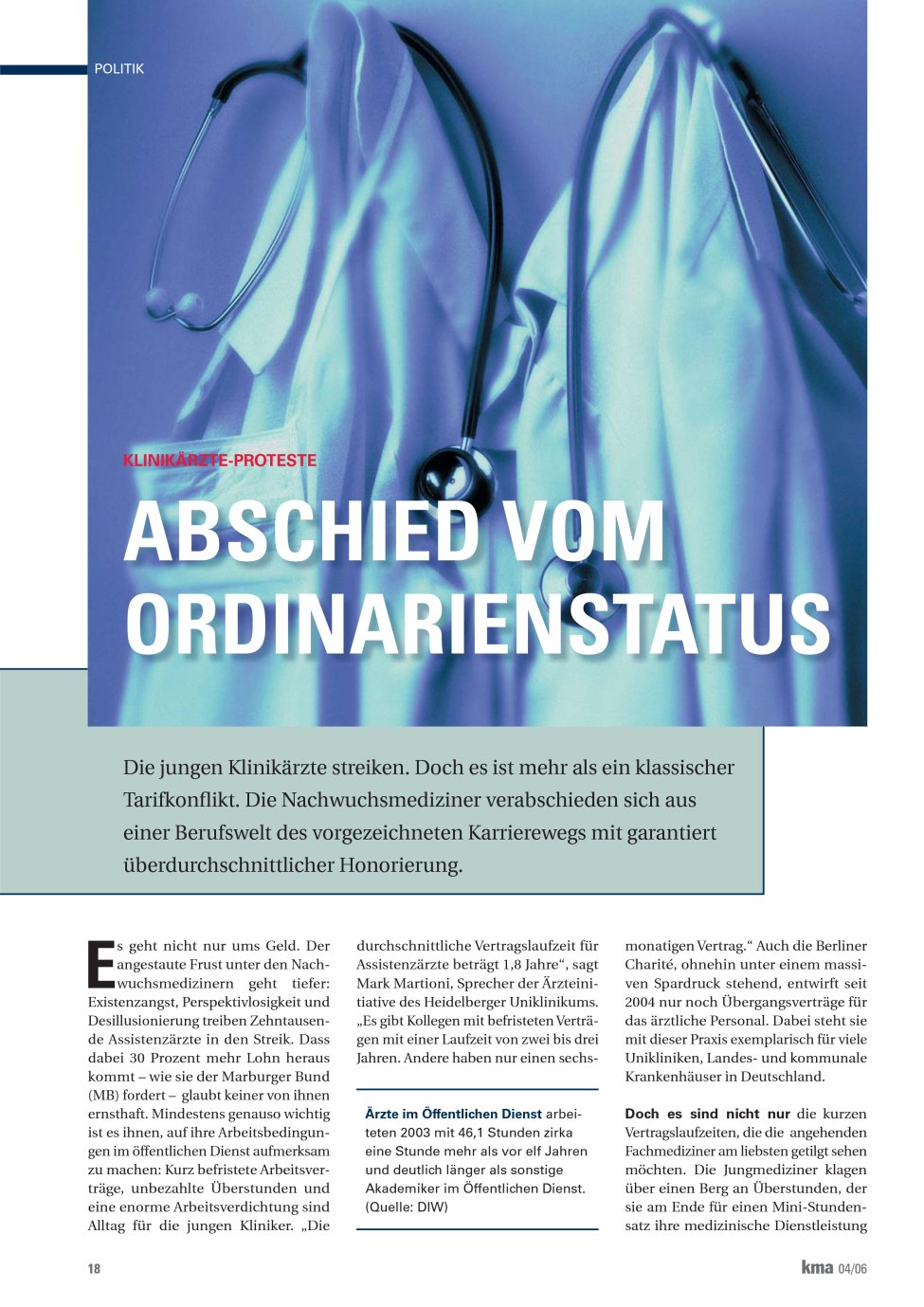 Vorschauseite 1: Abschied vom Ordinarienstatus