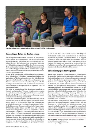 Vorschauseite 2: Gegen das Vergessen – heute mehr denn je