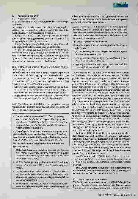 Vorschauseite 2: Stellungnahme der Deutschen Gesellschaft für Krankenhaushygiene (DGKH) vom 16.12.2019 zur Studie ISO-ADE (Horizontale vs. Vertikale Präventionsstrategien) DGKH hat erhebliche Bede…