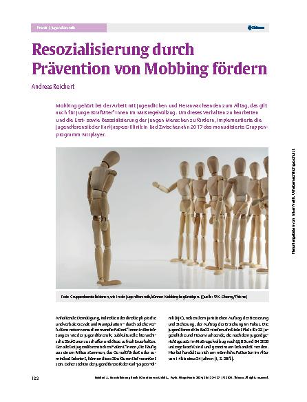 Vorschauseite 1: Resozialisierung durch Prävention von Mobbing fördern