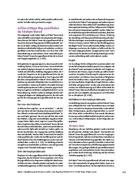 Vorschauseite 4: Resozialisierung durch Prävention von Mobbing fördern