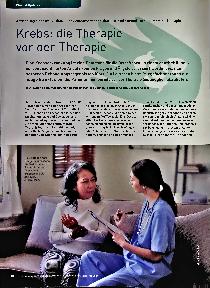 Vorschauseite 1: Krebs: die Therapie vor der Therapie