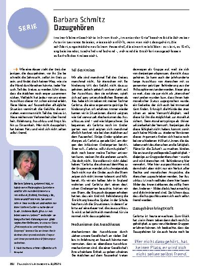 Vorschauseite 1: Dazugehören