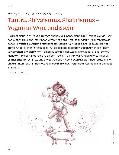 Vorschauseite 1: Tantra, Shivaismus, Shaktismus – Yoginī in Wort und Stein Yoginī, die vergessenen Gurus – Teil 3