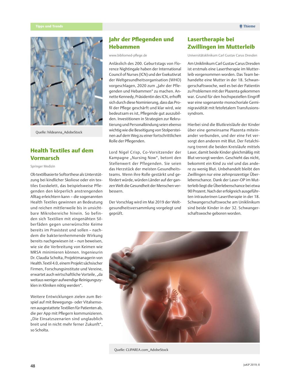 Vorschauseite 1: Tipps und Trends