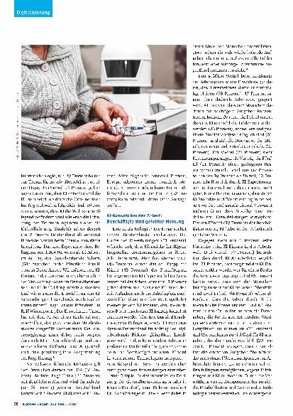 Vorschauseite 2: Künstliche Intelligenz: In welchen Berufen Veränderungen erwartet werden.