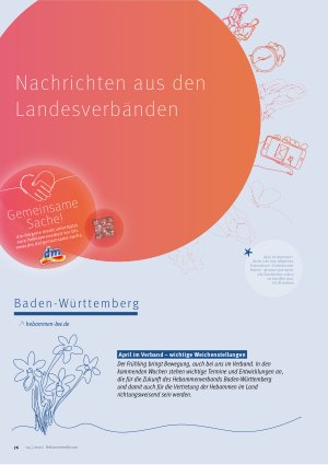 Vorschauseite 1: Nachrichten aus den Landesverbänden