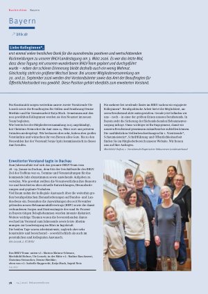 Vorschauseite 3: Nachrichten aus den Landesverbänden