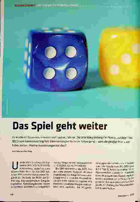 Vorschauseite 1: Das Spiel geht weiter.
