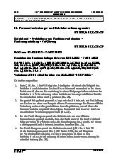 Vorschauseite 1: III. Personalvertretungsund Betriebsverfassungsrecht Betriebsrat – Freistellung von Rechtsanwaltskosten – Rechnungsstellung – Verjährung