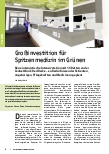Vorschauseite 1: Großinvestition für Spitzenmedizin im Grünen